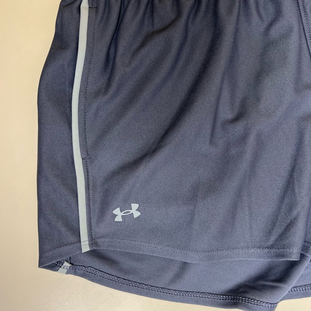 Under Armour Women's UA Tech™ Play Up Shorts Navy Blue - Size Large - Picture 6 of 12